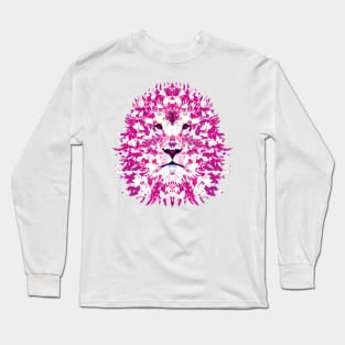 Colorful Lion Long Sleeve T-Shirt